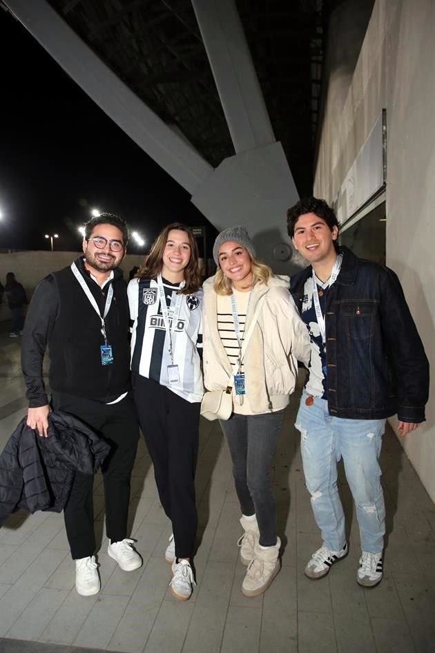 Nicolás Camacho, Mariana Muttio, Balbina Vázquez Mellado y Rodrigo Ayala Yamallel