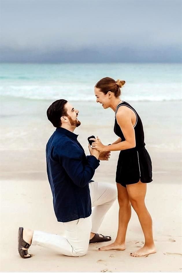 Marcelo A. Elizondo Olivares y Daniela Tirado Parás. ANILLO: Septiembre del 2024. BODA: Por definir
