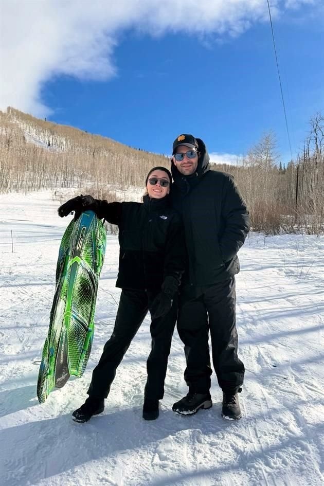 Kassandra Garcia y Beto de la Garza en Vail