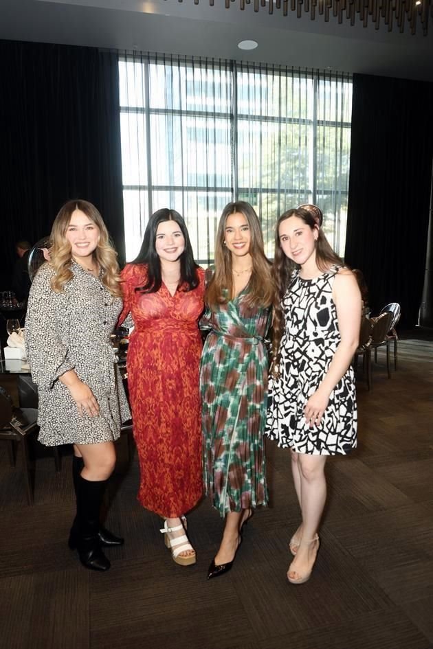 Elena Gallegos, Fernanda Jasso, Sofía Becerra y Graciela Morales