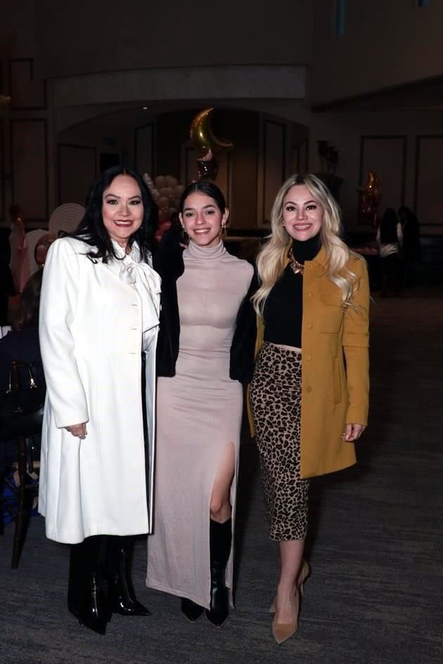 Lidia Ríos, Andrea Ferández e Iris Santos