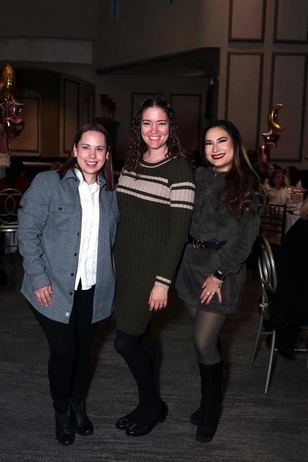 Gaby Clauthier, Mónica Rodríguez y Alejandra Marrero