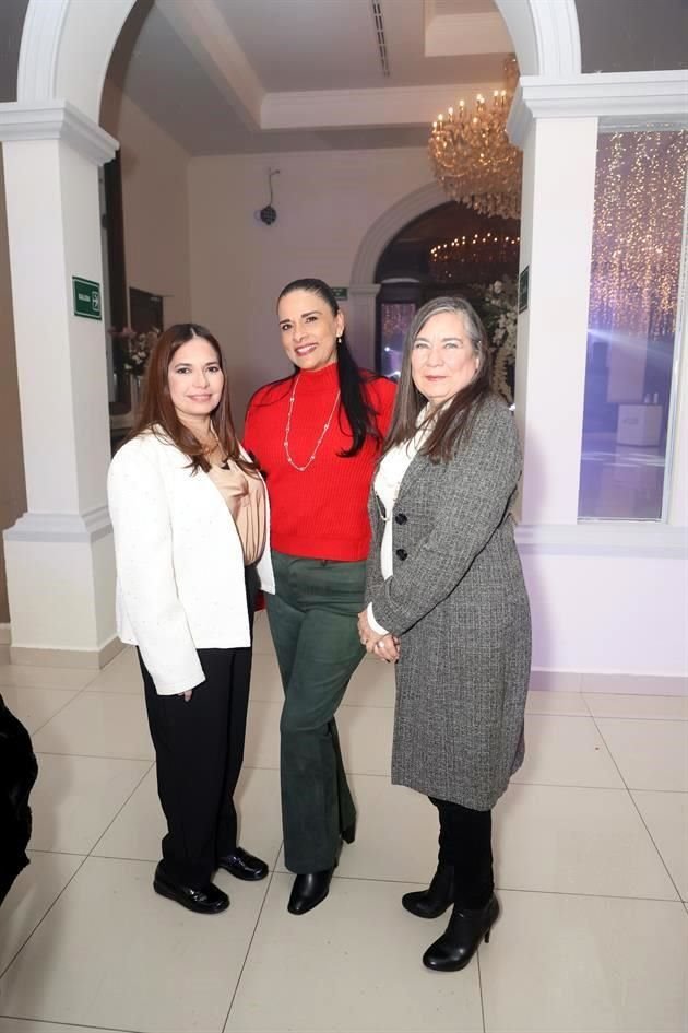 Olga Hernández, Blanca Sánchez y Sandra de Morales