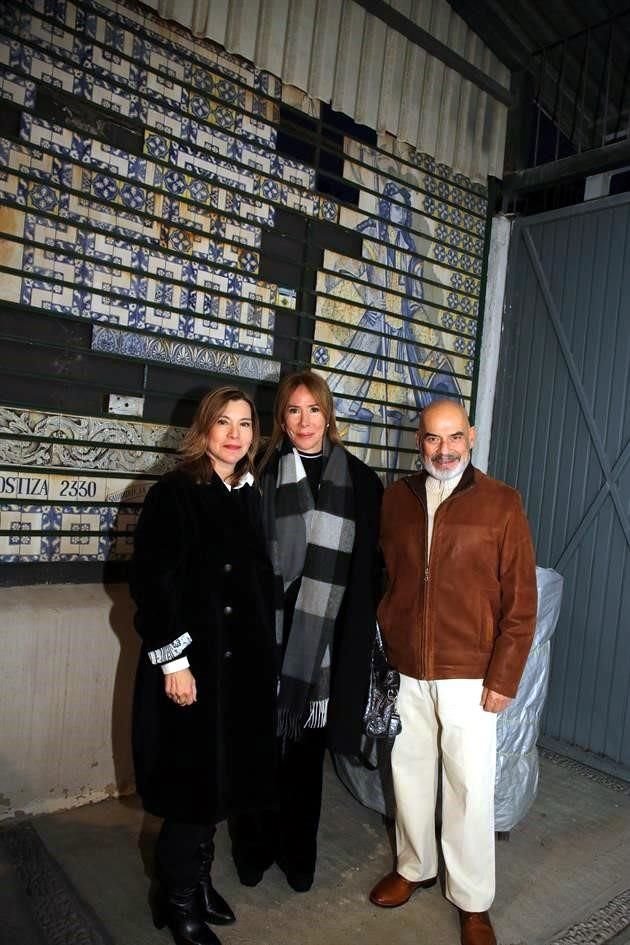 Ana Bárbara Caballero, Sandra Gojon y Alberto Villarreal