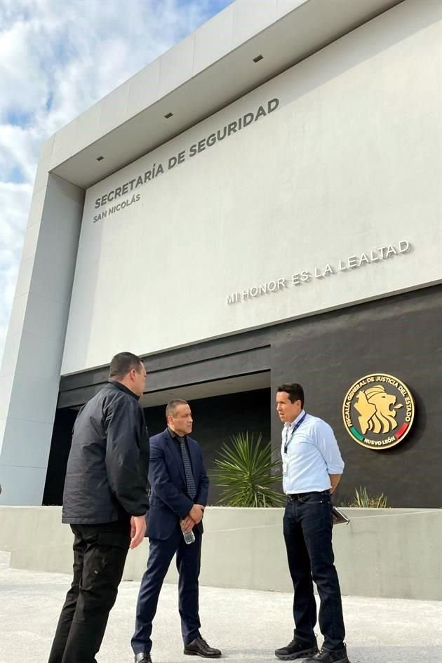 Daniel Carrillo se reunió con el delegado de la Secretaría de Seguridad y Protección Ciudadana federal en Nuevo León, Omar Amador Escobar Figueroa.