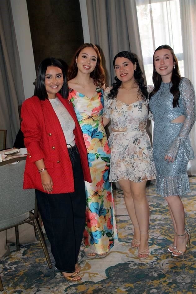 Fernanda Galindo, Sofía Carmona, Daniela Rangel y Nayelli Martínez