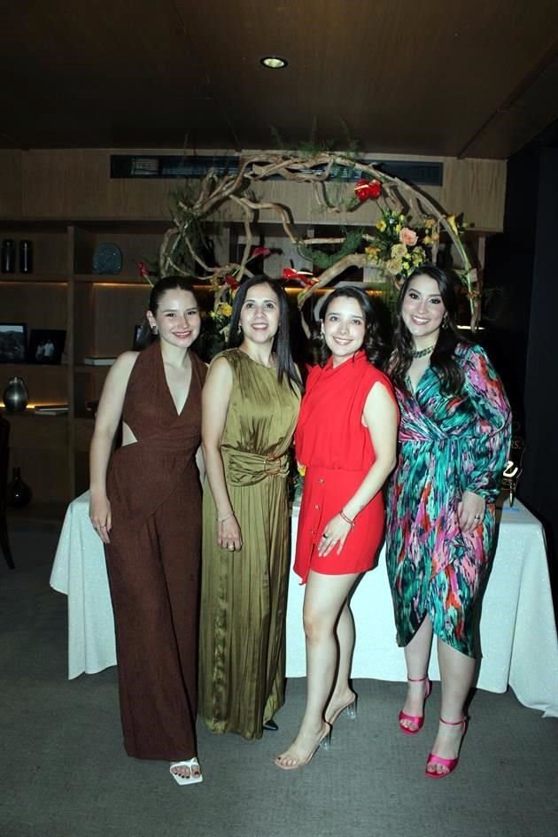 Mariana Morales Moreno, Georgina Rodríguez, Vanesa Ibarra y Liliana Juárez