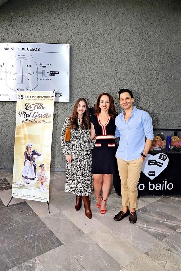 Jimena García Elizondo, Gaby Elizondo de García y Yosvani Ramos