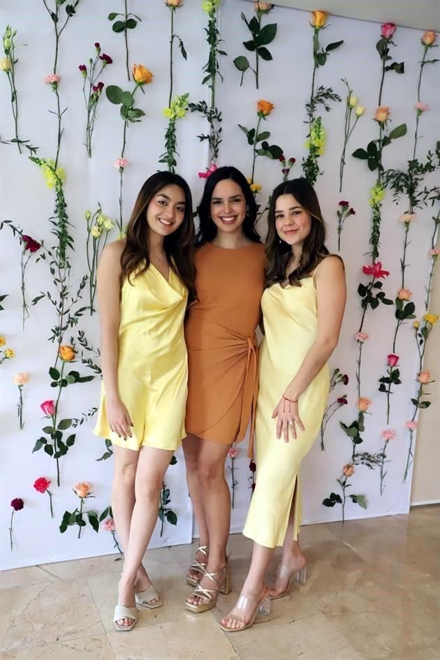 Marcela Zambrano, Valeria Cavazos y Daniela González