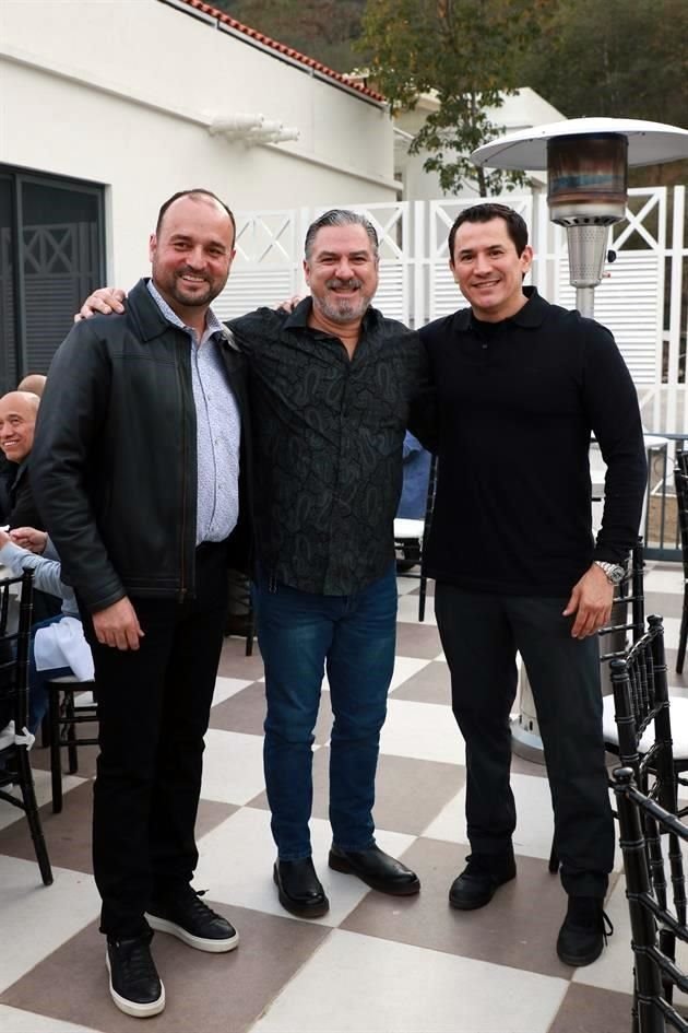 Carlos Guerrero, César Mercado Flores y  Max Carbajal Sepúlveda