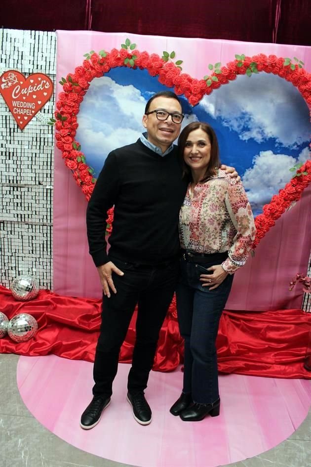 Eduardo Rodríguez y Eva González