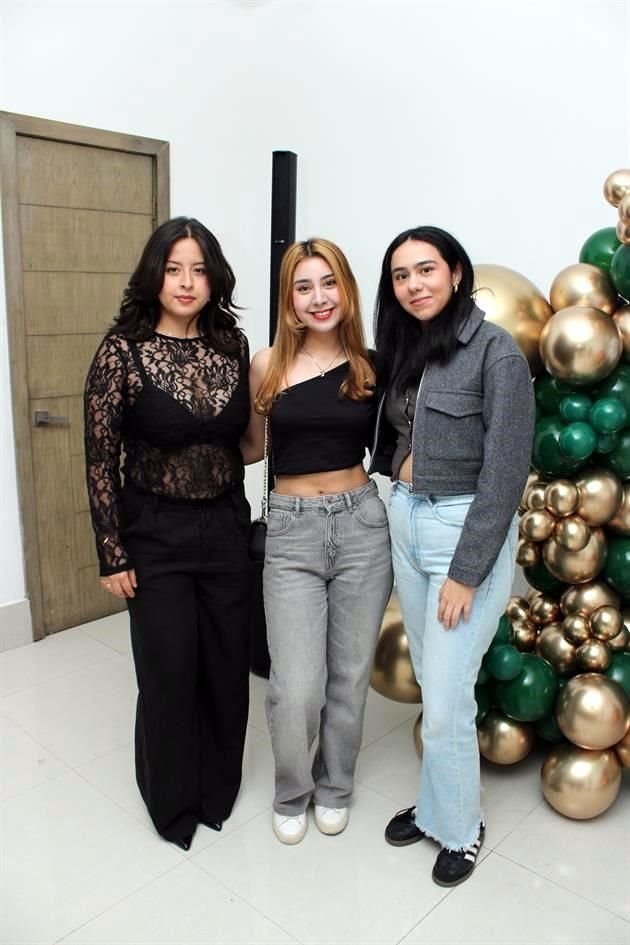 Zulema Leija, Jade Sáenz y Cristina Santillana