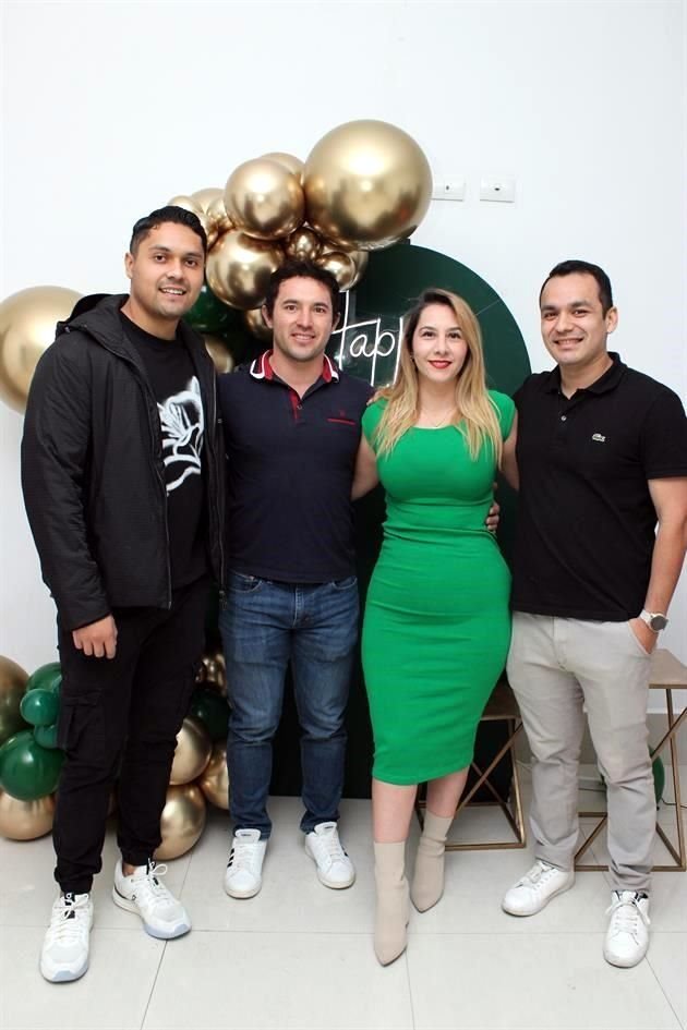Alberto Cárdenas, Octavio Chantaca, Linda Olivares y Fernando Rodríguez
