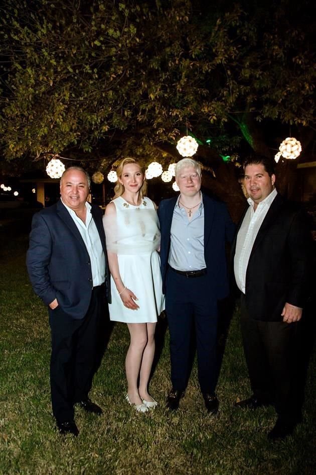 Jaime Villarreal, Blanca Paulina Villarreal Guerrero, Patricio García Martínez y Gonzalo García Sada