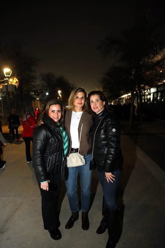 Elsa Estrada, Nena Vanzzini y Érika Hernández