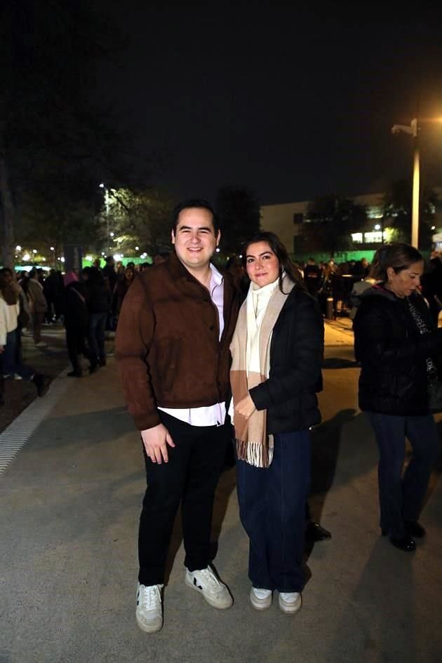 Enrique Barragán e Isabela Zambrano