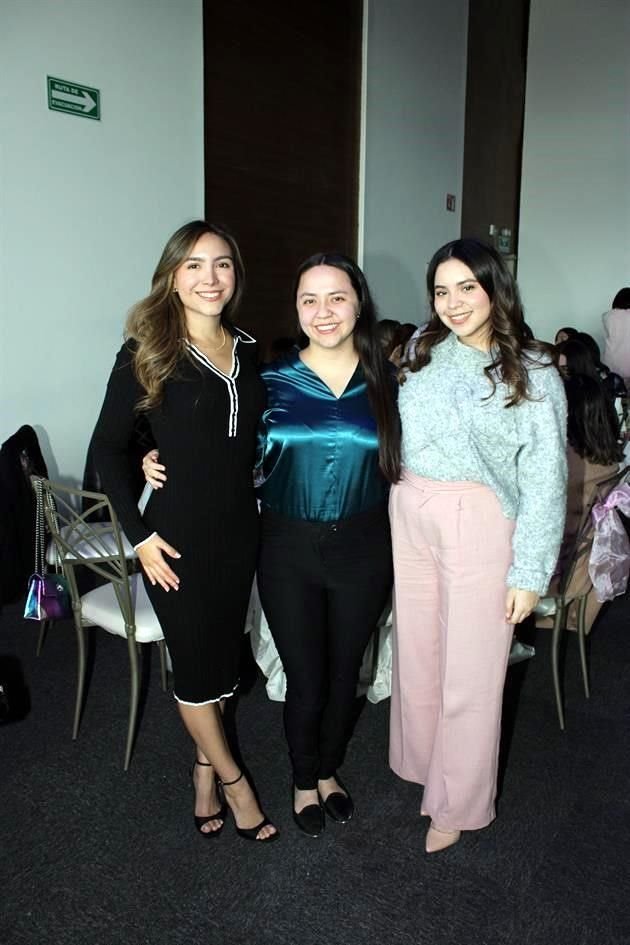 Alejandra De la Cruz, Natalia Vargas y Sinaí Lujano