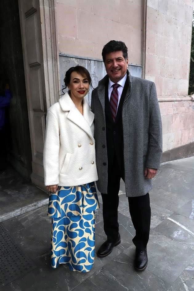 Alejandra Villarreal y José Caballero