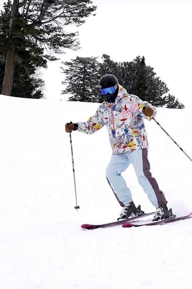 Luis Herrera esquiando en UTAH.