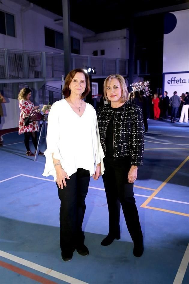 Blanca Maiz de Lara y María Clariond de De la Garza