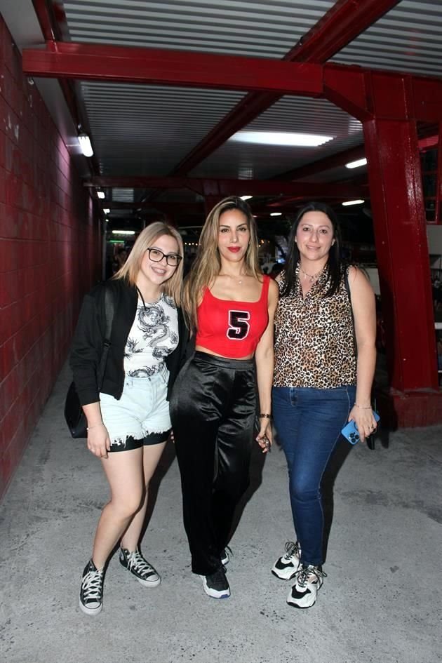 Leslie Ramírez, Andreina Pavón e Ivonne Rodríguez