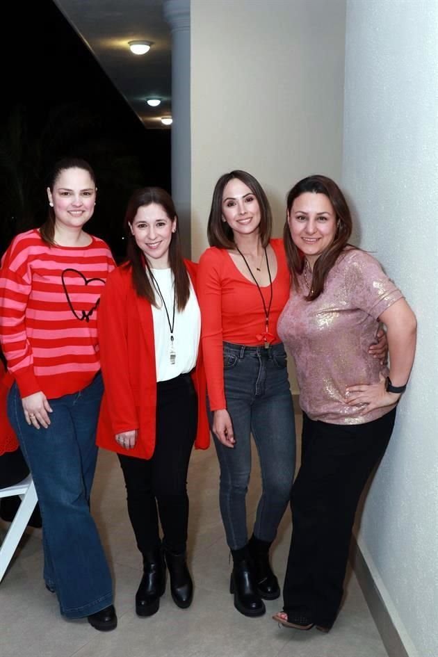 Alejandra Tamez, Mayra Alanís, Ana Madrigal y Daniela Imperial