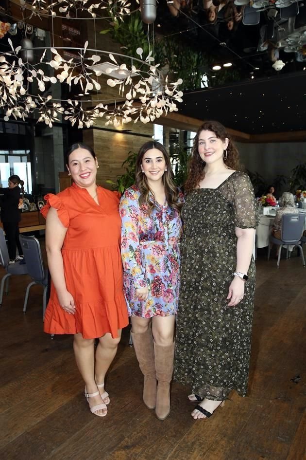 Lilián Saucedo, Lucía Chapa y Lucía Garza