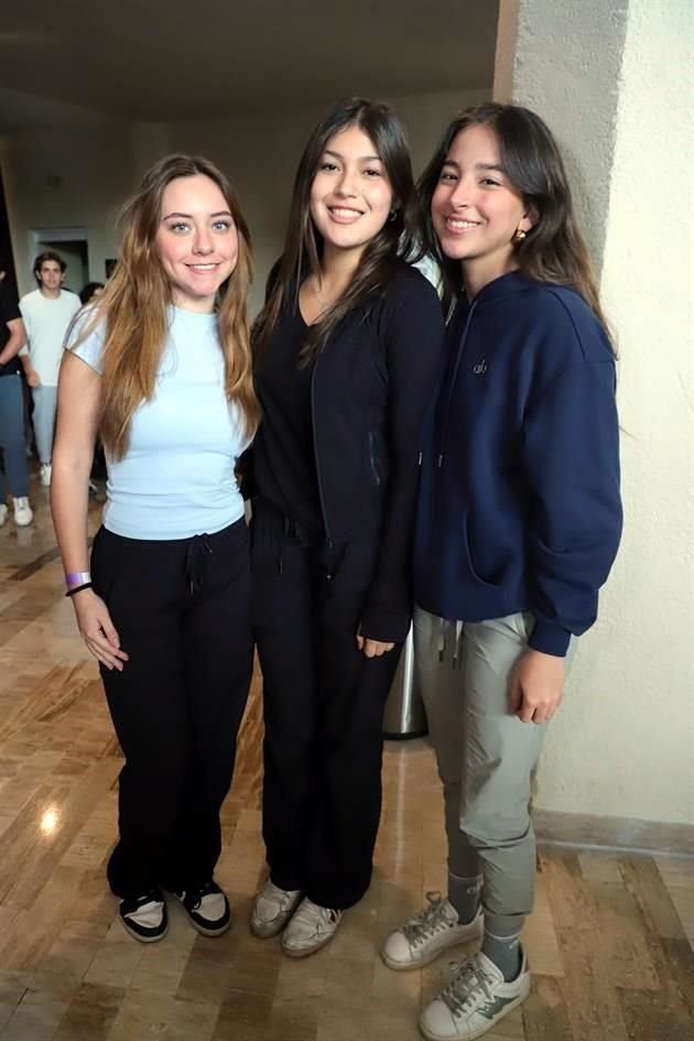 Priscila Soto, Renata Rodríguez e Ivanna Góngora