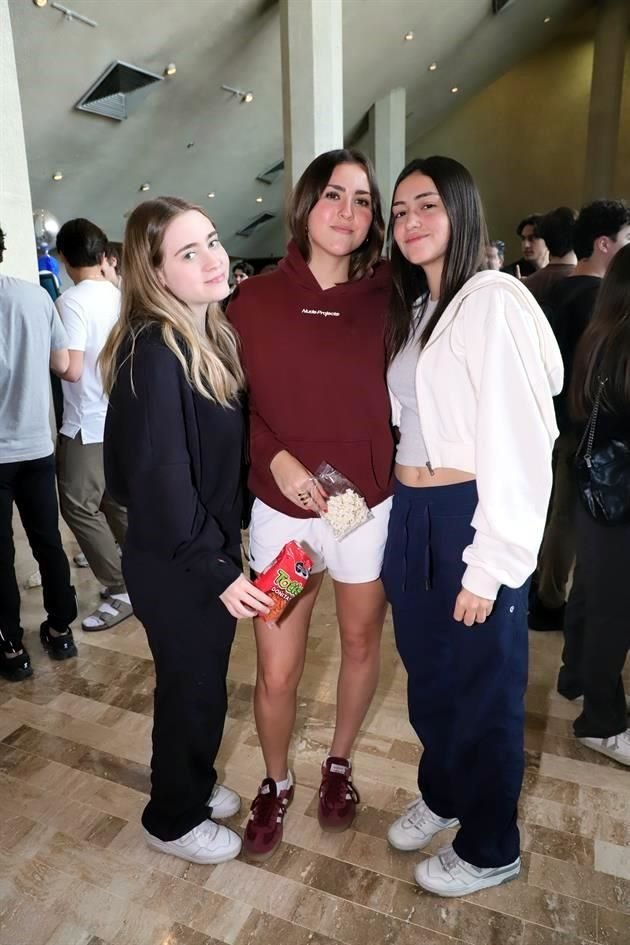 Bárbara González, Mara Tamez y Miranda González