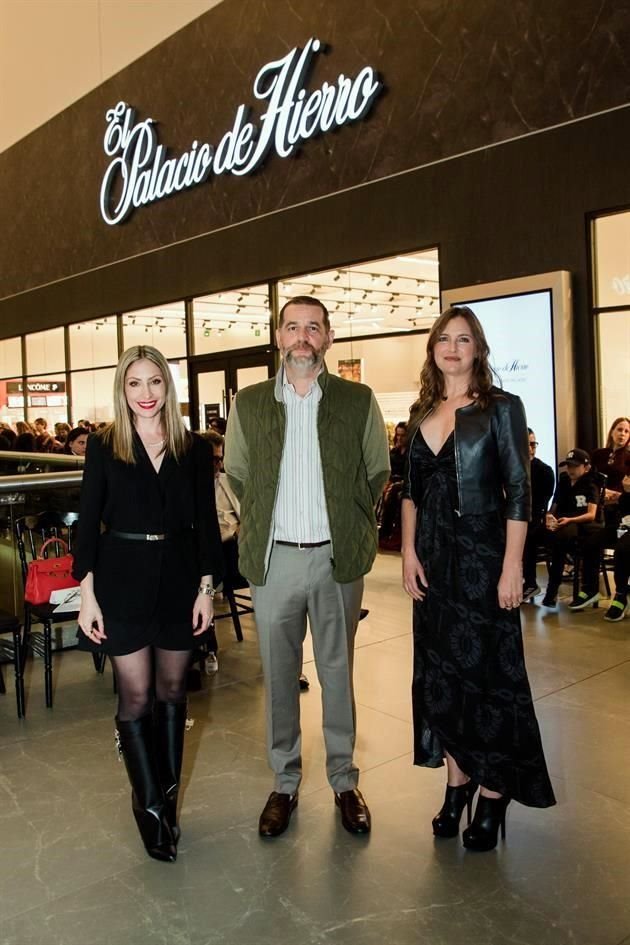 Vanessa Villarreal de Martínez, Federico Santos y Alejandra Cortés