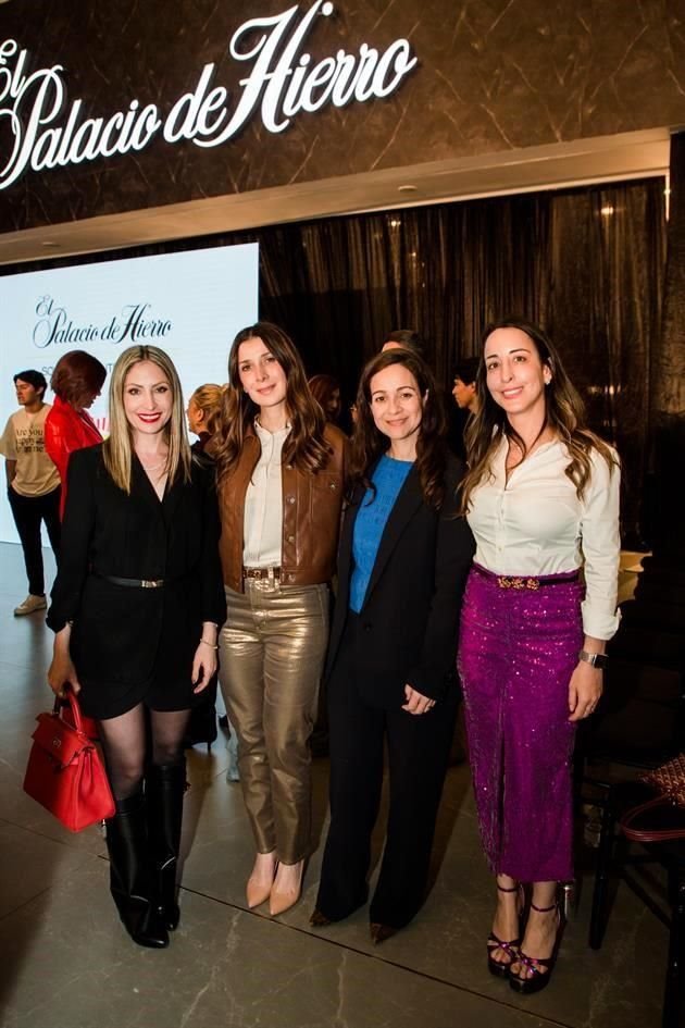Vanessa Villarreal de Martínez, Verónica Valdés, Valeria Guerra y Regina Sada
