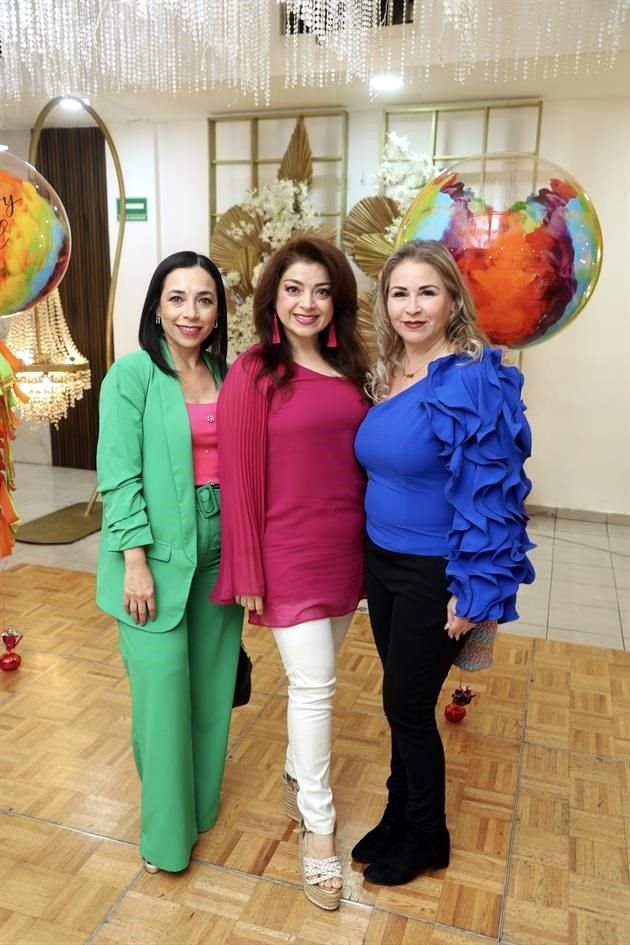 Isela Guajardo, Nora González y Mónica Siller
