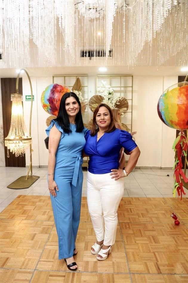 Claudia Garza de Maldonado y Patsy Montoya