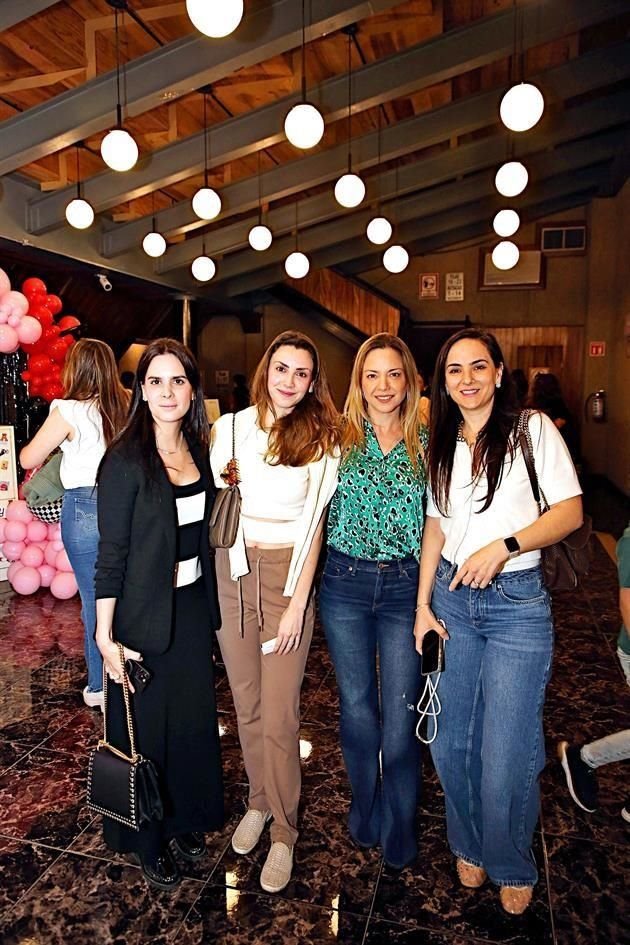 Cecilia Lucía Martínez, Mariel Kalifa, Brenda Erhard y Virginia Gutiérrez de Ochoa