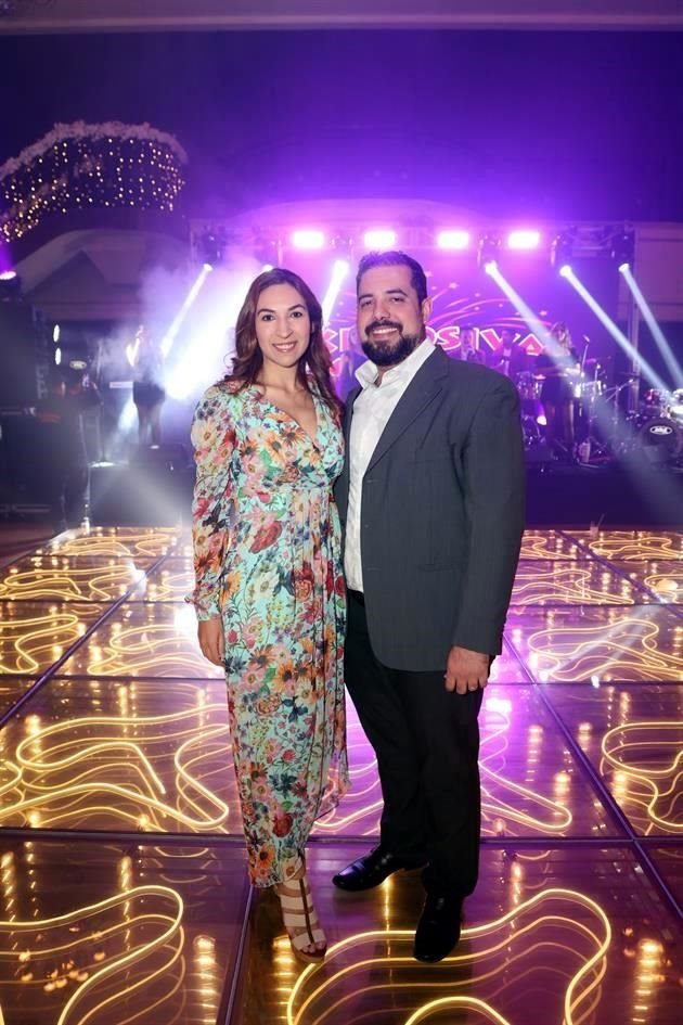 Cecy de la Garza y David Hernández