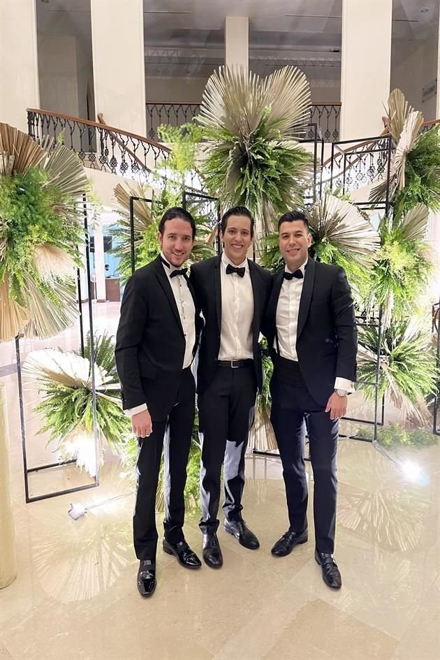 Pablo García de Alba, Jorge Villarreal y  Eduardo de la Garza