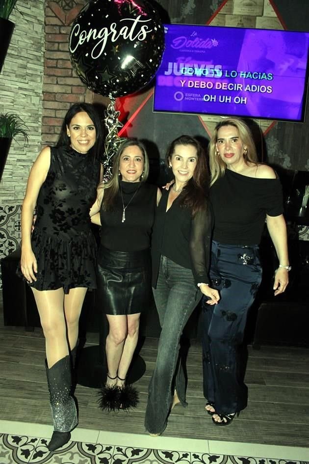 Melissa Rodríguez, Carmen Rodríguez, Sandra González y Brenda Alanís