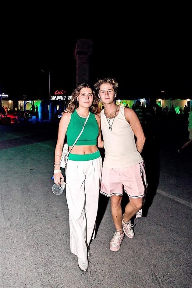 Ana Sofía Nacif y Dillan Beker