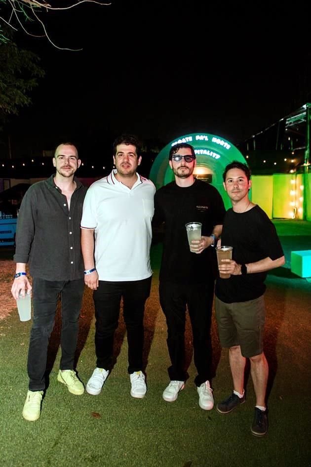 Samuel Fematt, Manuel Mascareña, Adrián Azuela y David Salas