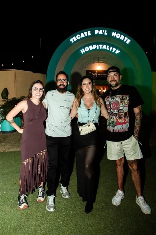 Demencia Beivide, Carlos Muñoz, Karen Navarro e Isauro Hernández