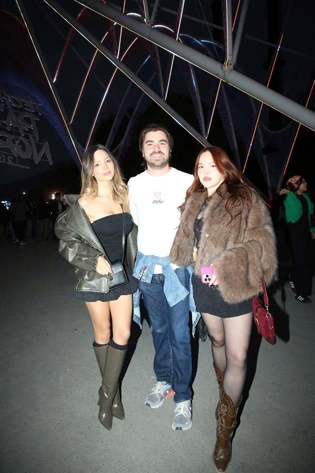 Vanesa Jiménez, David Villarreal y Gaby Ova
