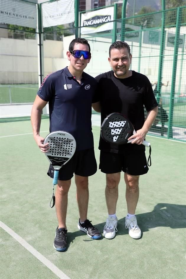 Tomás Treviño y Víctor Aguilar