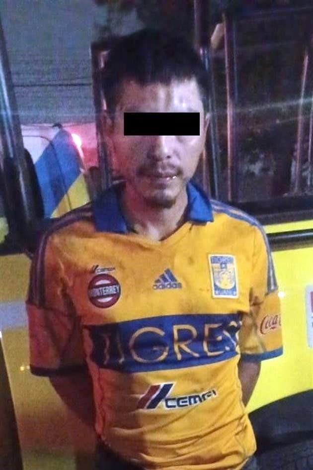 Cristian Sebastián, de 33 años, fue detenido por golpear a su padre, de 72 años y quien se encuentra postrado en una silla de ruedas.