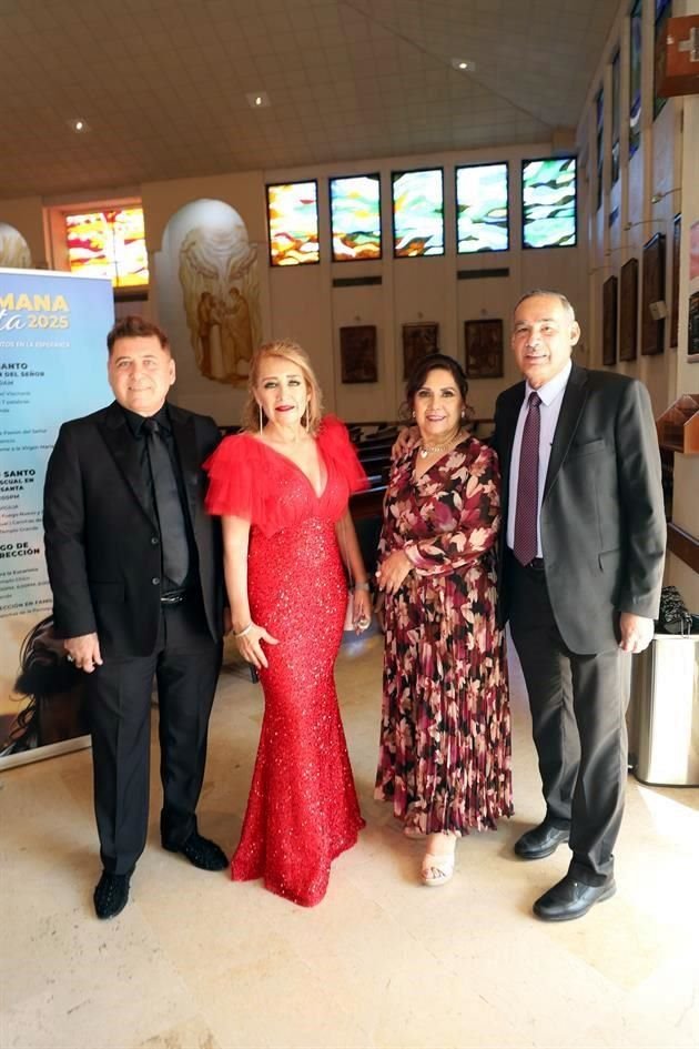 Marco Antonio Iruegas, Yazmín Iruegas, Susana Iruegas y Carlos Cantú