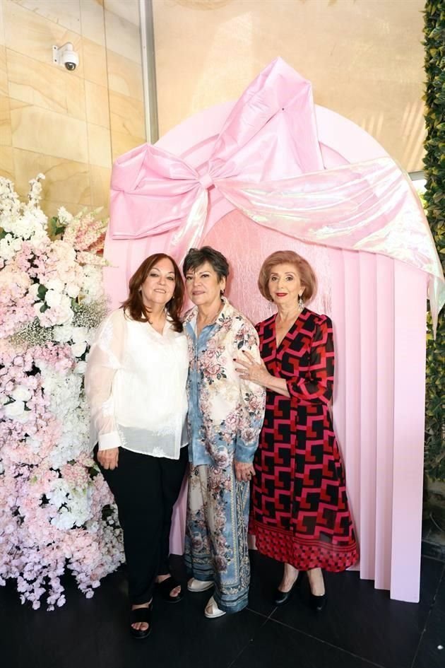 Ludivina Salinas, Mercedes Sánchez y Miriam Quiroga