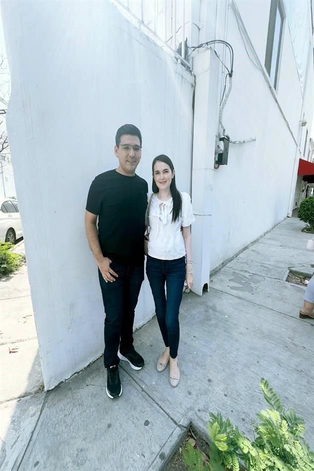 Aluceia González y Pablo Coronado