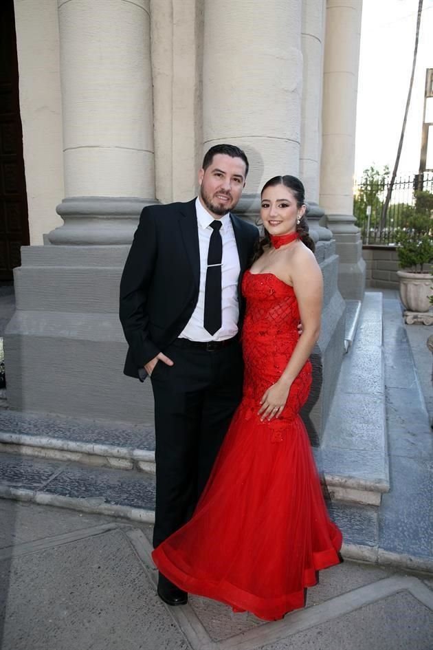 Adolfo Saldaña y María Fernanda Cuéllar