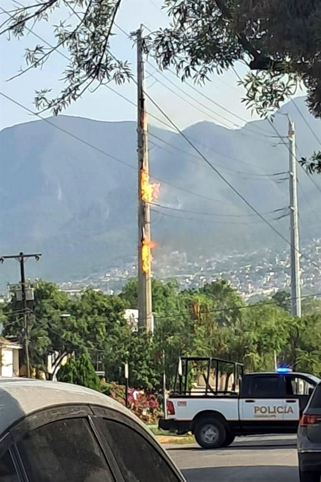 El incidente fue reportado después de las 15:30 horas.
