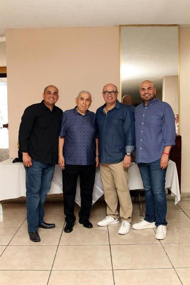 Fabián Luis, Leonel Pedro Luis Cantú, Leonel Luis y Alejandro Luis