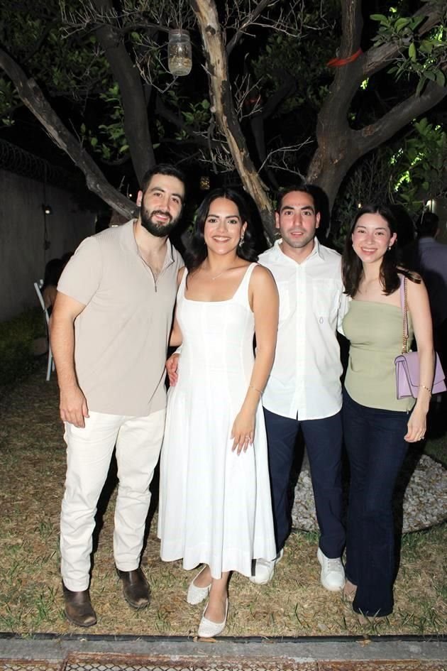 Luis Sansores, Luisa Salinas, Gustavo Vela y María Fernanda Lomelí